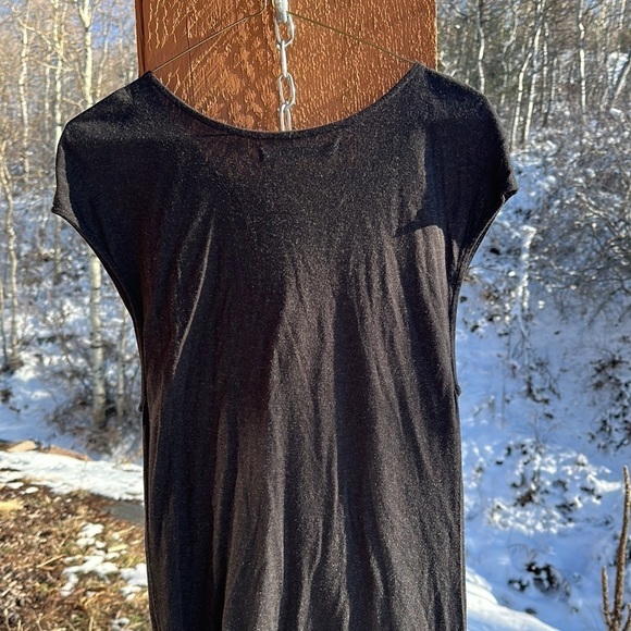 All Saints Riviera draped Dress in black small angora original - Picture 9 of 11